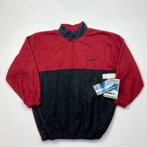 NEW! Boy’s/Kid’s VTG 90’s Bugle Boy 1/4 Zip Fleece Sweatshirt Size Large W/Tags